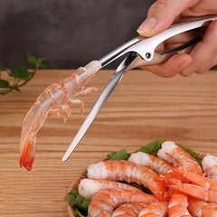 Stainless Steel Shrimp Deveiner Tool - Prawn Peeler for Seafood Cleaning