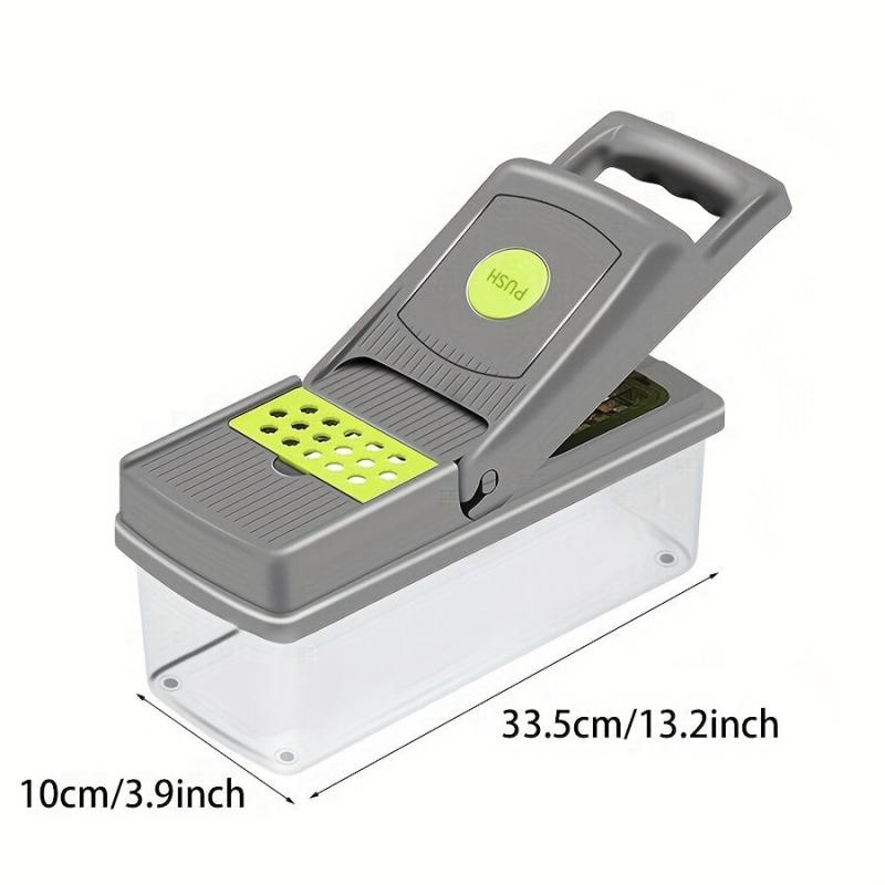 Multifunctional Vegetable Chopper with 8 Blades