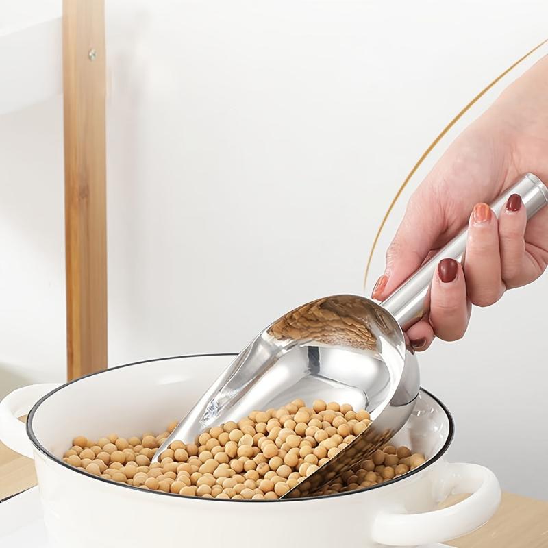 Stainless Steel Ice Scooper Kitchen Shovel for Ice Maker