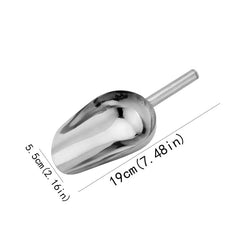 Stainless Steel Ice Scooper Kitchen Shovel for Ice Maker