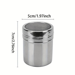 Powdered Sugar Shaker Flour Sieve Dispenser