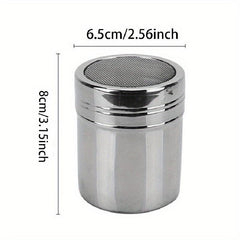 Powdered Sugar Shaker Flour Sieve Dispenser