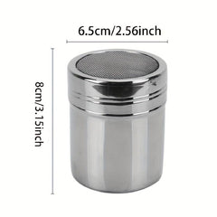 Powdered Sugar Shaker Flour Sieve Dispenser