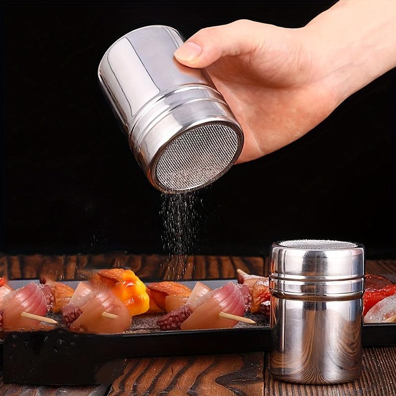 Powdered Sugar Shaker Flour Sieve Dispenser