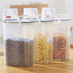 Plastic Food Storage Containers for Rice Oatmeal Cereal Pasta - Kitchen & Dorm