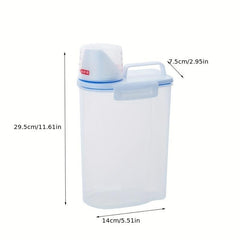 Plastic Food Storage Containers for Rice Oatmeal Cereal Pasta - Kitchen & Dorm