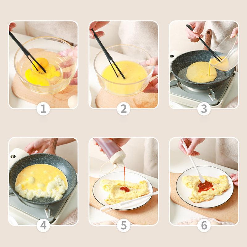 Mini Egg Whisk & Seasoning Spoon - Kitchen Tool for Whisking & Seasoning