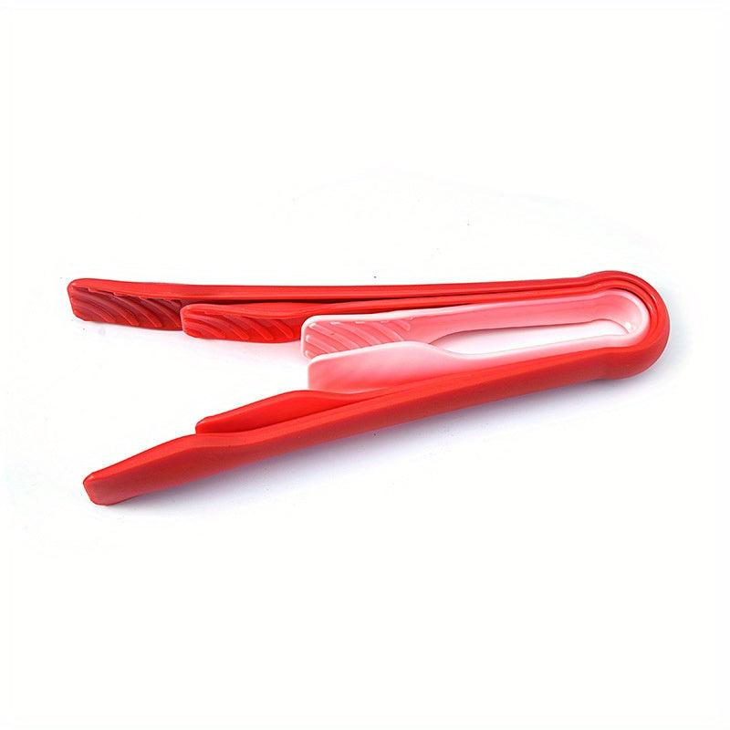 3pcs Plastic Food Tongs for Cooking Grilling Buffet Barbecue Outdoor Decor
