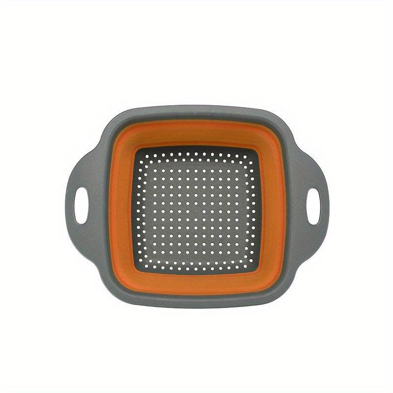 Foldable Plastic Colander Vegetable Washing Basket