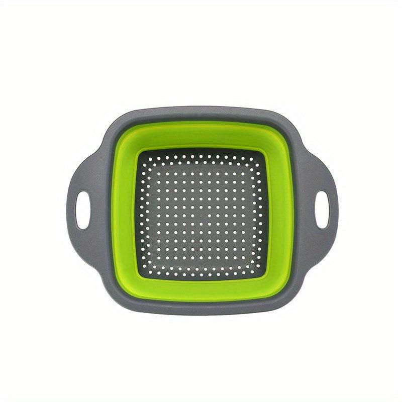 Foldable Plastic Colander Vegetable Washing Basket