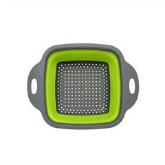 Foldable Plastic Colander Vegetable Washing Basket