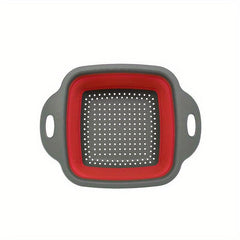 Foldable Plastic Colander Vegetable Washing Basket