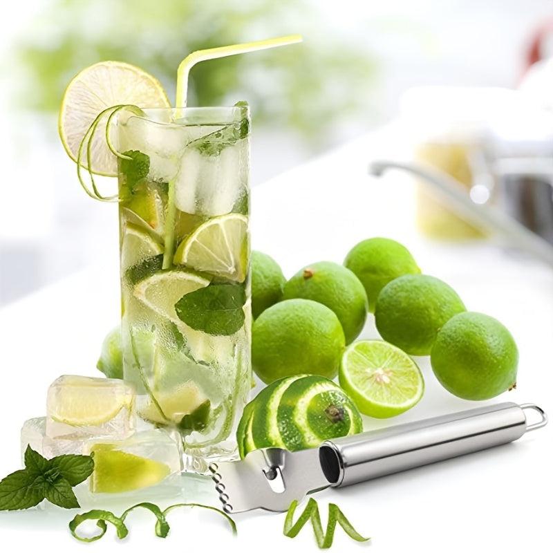 Stainless Steel Lemon Zester Grater Fruit Grater Kitchen Gadgets