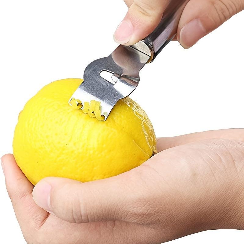 Stainless Steel Lemon Zester Grater Fruit Grater Kitchen Gadgets