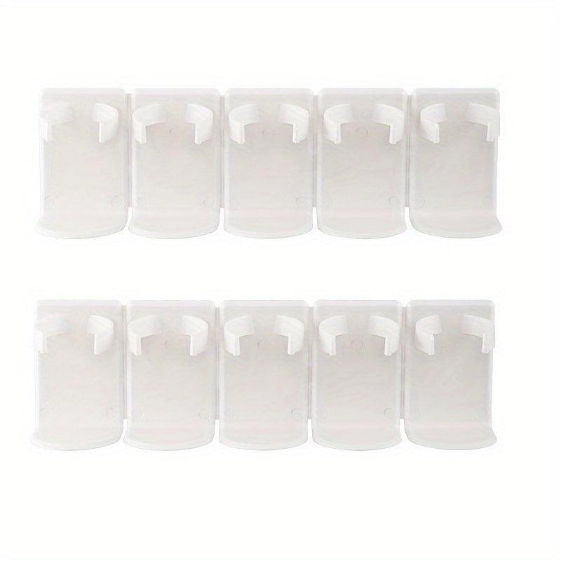 2pcs Wall Mounted Spice Gripper Clips - No Punching Needed