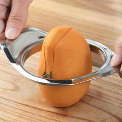 Stainless Steel Mango Splitter & Peeler Set - Fruit Divider with Core Remover