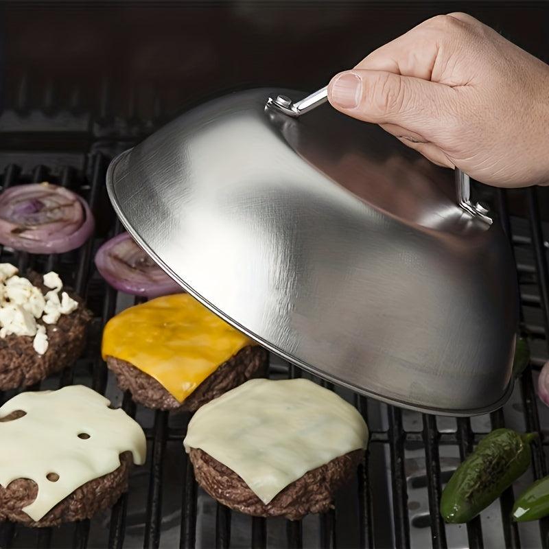 Stainless Steel Steak Cover for Outdoor BBQ Grilling
