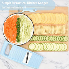 Multifunctional Vegetable Slicer Manual Food Grater Cutter Potato Chopper