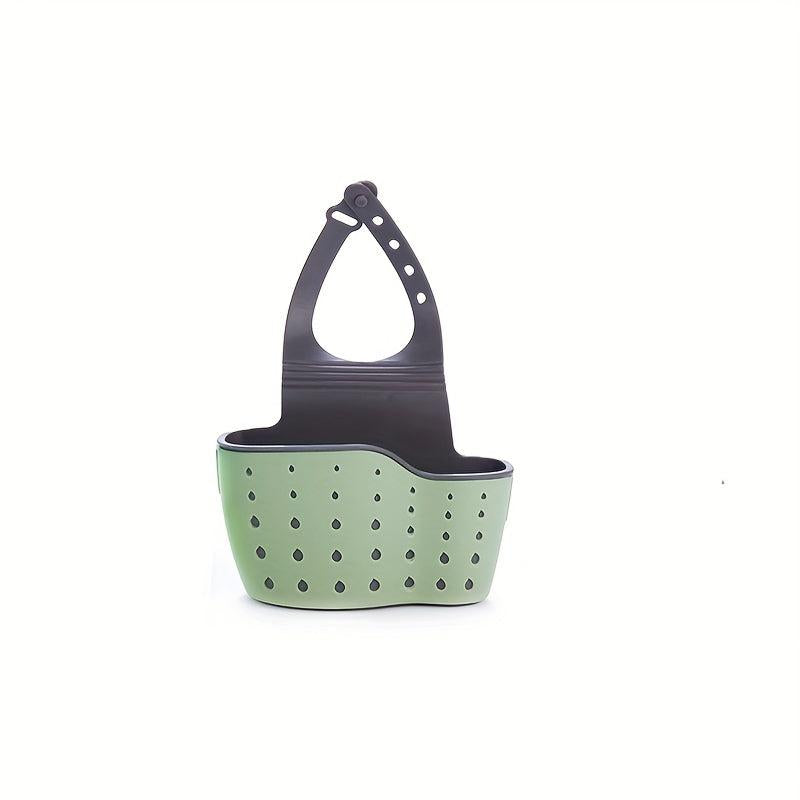 Kitchen Sink Sponge Storage Rack Hang Sponge Brush and Drain Basket Organization