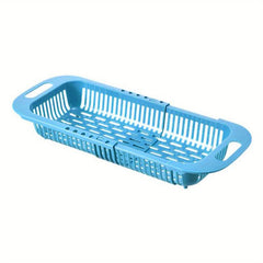 Retractable Drain Rack Kitchen Basket for Vegetables and Dishes