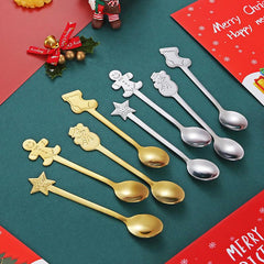 Christmas Tableware Spoon Set 4pcs