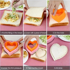 Stainless Steel Sandwich Cutter and Sealers + Cookie Molds