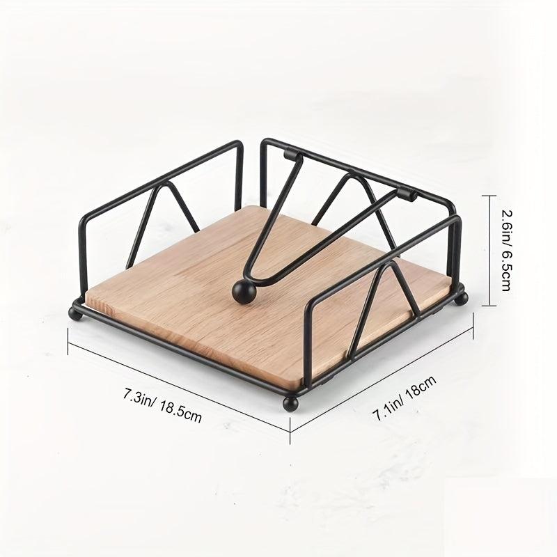 Flat Metal Napkin Holder Modern Napkin Holder For Kitchen & Dinning Table