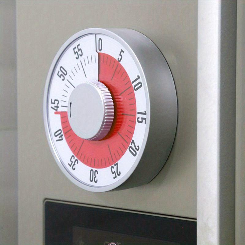 Round Mechanical Countdown Timer Classroom Kitchen Timer