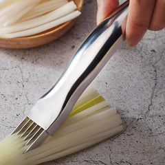 Stainless Steel Green Onion Cutter Shredder for Easy Slices