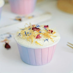 50pcs Gradient Disposable Muffin Cups for Cupcakes and Muffins