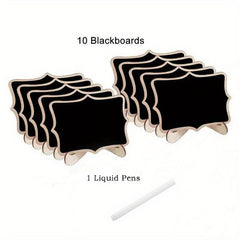 10pcs Mini Chalkboard Signs Cheese Markers Creative Food Signs For Party