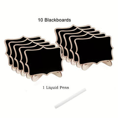 10pcs Mini Chalkboard Signs Cheese Markers Creative Food Signs For Party