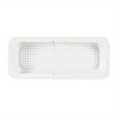 Adjustable Sink Rack Colander Vegetable Fruit Drain Basket