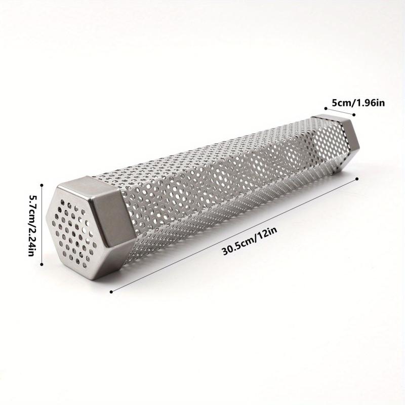 Stainless Steel Smoked Tube for Pellet Smokers - Perfect BBQ Accessory