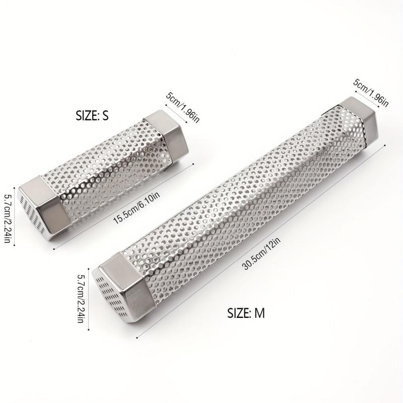Stainless Steel Smoked Tube for Pellet Smokers - Perfect BBQ Accessory