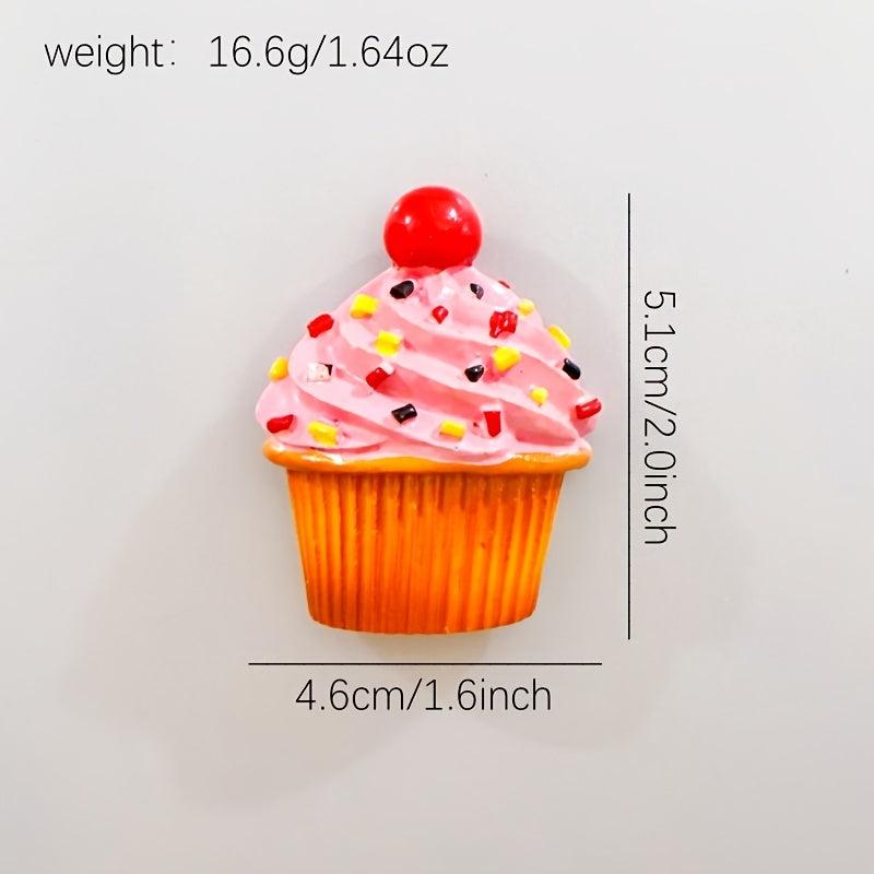 Food Magnets for Kitchen Decor Ice Cream Donut for Whiteboard