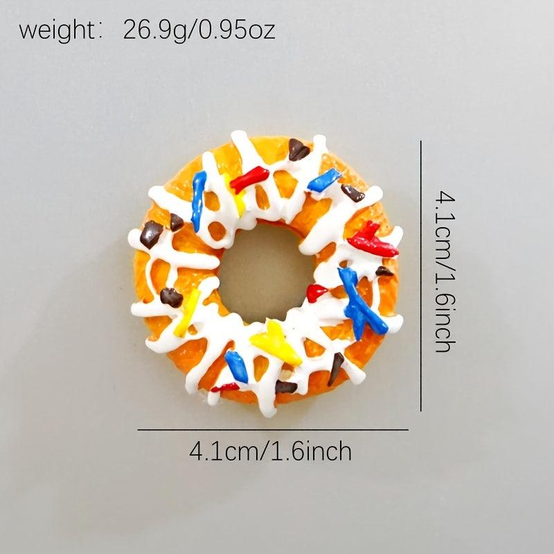 Food Magnets for Kitchen Decor Ice Cream Donut for Whiteboard