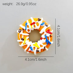 Food Magnets for Kitchen Decor Ice Cream Donut for Whiteboard