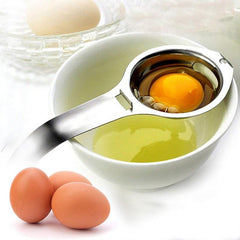1pc Stainless Steel Egg Separator Kitchen Gadget