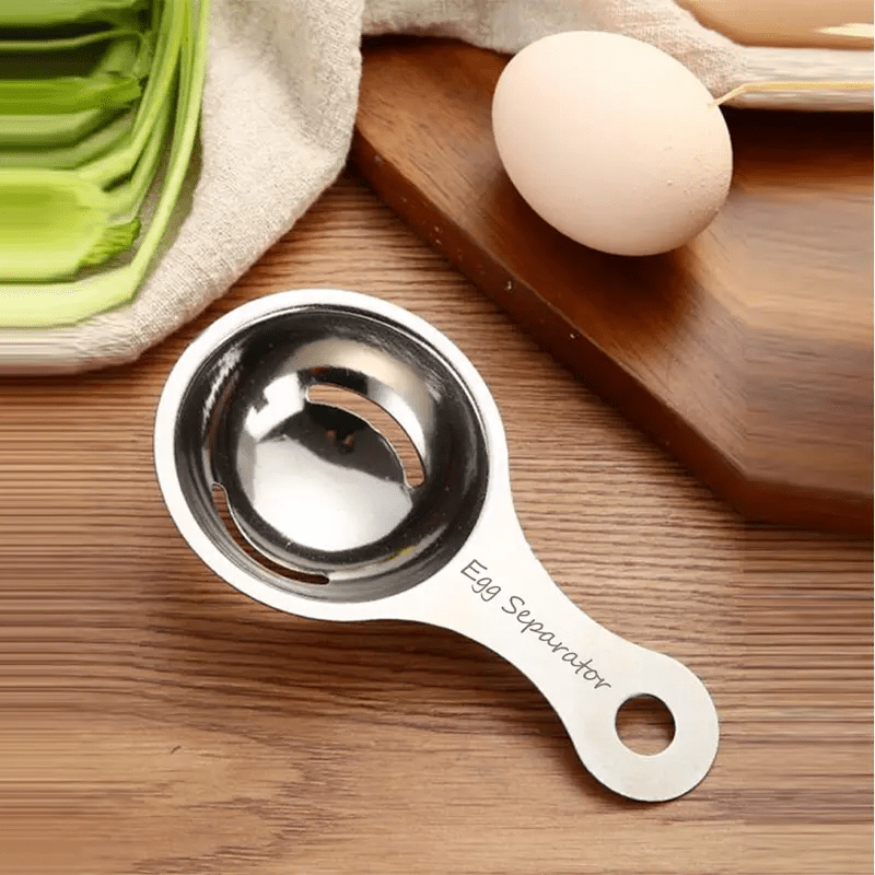 1pc Stainless Steel Egg Separator Kitchen Gadget