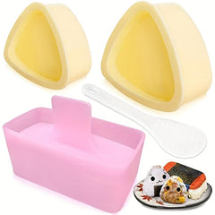 4 PCS Onigiri Mold Rice Mold Musubi Maker Kit Sushi Mold Press Triangle Rice Bal