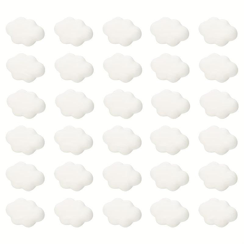 30pcs Cloud Push Pins for Hanging Posters Memo DIY Craft Office School Supplies
