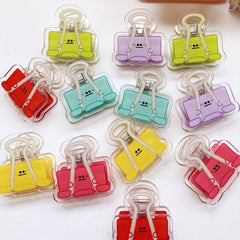 3pcs Small Cheese Sticky Note Clips - Student File Clips