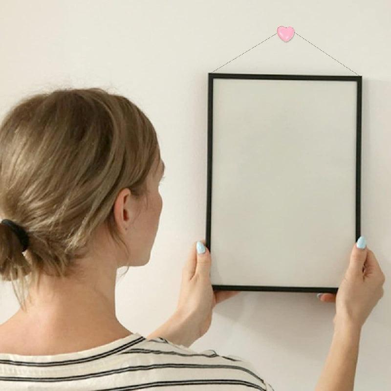 100pc Pink Heart Push Pins for Home School & Office Decor