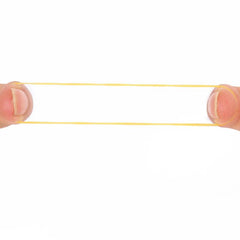 500pcs Yellow Rubber Bands 1.26in, 3in Diameter