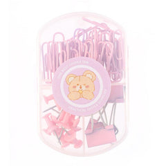 Paper Clip Ticket Holder Pushpin Three in One Combination Storage Set