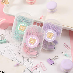 Paper Clip Ticket Holder Pushpin Three in One Combination Storage Set