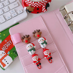 5pcs Christmas Paper Clip Paper Clip Needle Christmas Gift
