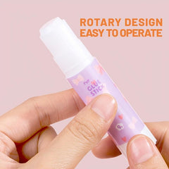 2pcs Cartoon High Viscosity Glue Stick 9g Quick Drying Office Stationery