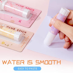 2pcs Cartoon High Viscosity Glue Stick 9g Quick Drying Office Stationery